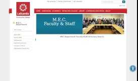 
							         Faculty & Staff | MEC - LaGuardia Community College								  
							    