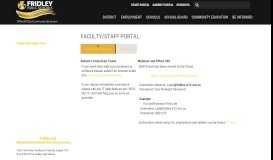 
							         Faculty & Staff Portal - Fridley Public Schools								  
							    