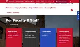 
							         Faculty & Staff Resources - Montgomery County Community College								  
							    