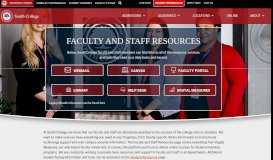 
							         Faculty & Staff Resources - South College								  
							    