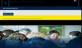 
							         Faculty & Staff Resources - UBC Human Resources								  
							    
