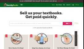 
							         FacultyBooks: Sell Your Textbooks | Get paid quickly								  
							    