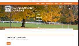 
							         Faculty/Staff Portal - Greenwich Country Day								  
							    
