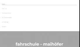 
							         Fahrschule Maihöfer - Dem Portal rund um das Thema Führerschein ...								  
							    