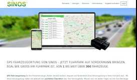 
							         Fahrzeugortung bei Sinos Telematik › SINOS GmbH								  
							    