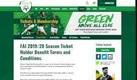 
							         FAI 2019/20 Season Ticket Holder Benefit Terms and Conditions ...								  
							    
