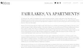 
							         Fair Lakes, VA Apartments | Arbors at Fair Lakes								  
							    