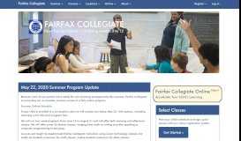 
							         Fairfax Collegiate -- Have Fun and Learn! - Fairfax Collegiate								  
							    