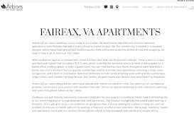 
							         Fairfax VA Apartments | Arbors at Fair Lakes								  
							    