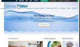 
							         Fairfax Water: Home								  
							    
