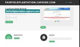 
							         fairfieldplantation.capsure.com CapSure Web Portal								  
							    