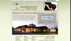 
							         Fairhaven Obstetrics and Gynecology - Home								  
							    