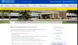 
							         Fairmont - Mayo Clinic Health System								  
							    