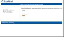 
							         FairPoint Carrier Services Customer Portal								  
							    