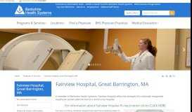 
							         Fairview Hospital, Great Barrington, MA Pittsfield, Massachusetts (MA ...								  
							    