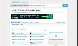 
							         fairview.smart-square.com at WI. Smart Square - Login								  
							    