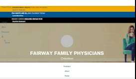 
							         Fairway Family Physicians | Central Ohio Primary Care								  
							    