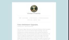 
							         Fairy Settlement Upgrades | Elvenar's Protection								  
							    