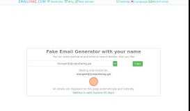 
							         Fake Email Generator - temp mail address								  
							    