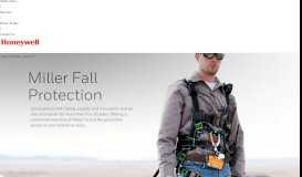 
							         Fall protection equipment and services - Honeywell Miller								  
							    