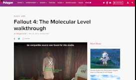 
							         Fallout 4: The Molecular Level walkthrough - Polygon								  
							    