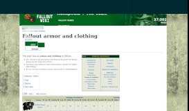 
							         Fallout armor and clothing | Fallout Wiki | FANDOM powered by Wikia								  
							    