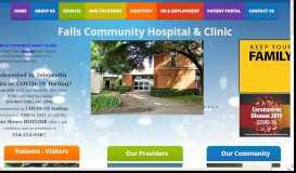 
							         Falls Community Hospital & Clinic								  
							    