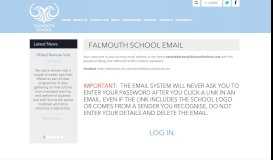 
							         Falmouth School Email - Welcome to Falmouth School's Website								  
							    