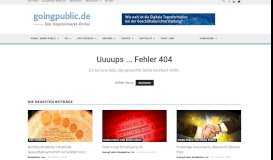 
							         Familienunternehmen an der Börse: Rational AG - GoingPublic.de ...								  
							    