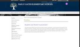 
							         Families - Paul P. Gates Elementary School								  
							    