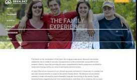 
							         Families Program Overview | Open Sky								  
							    