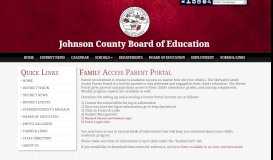 
							         Family Access Parent Portal - Johnson County Board of Education								  
							    