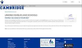 
							         Family Access - School District of Cambridge								  
							    