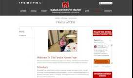 
							         Family Access - School District of Milton								  
							    