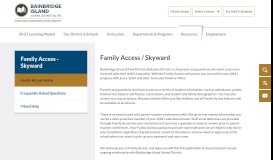 
							         Family Access - Skyward / Family Access Home								  
							    
