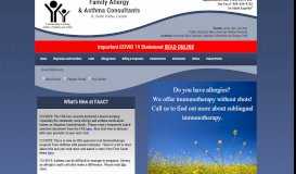 
							         Family Allergy and Asthma Consultants - Mobile Site								  
							    