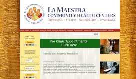 
							         Family and Internal Medicine - La Maestra Community Health Centers								  
							    