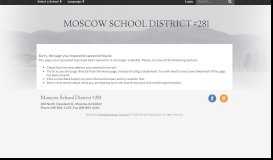 
							         Family Billing - Moscow School District #281								  
							    