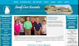 
							         Family Care Associates |								  
							    