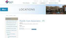 
							         Family Care Associates - PC 1855 Halcyon Boulevard, Montgomery ...								  
							    