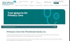 
							         Family Doctors | West Bank Primary Care Providers								  
							    