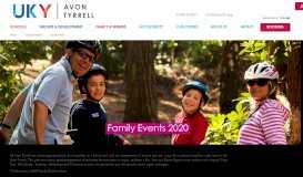 
							         Family Events - Avon Tyrrell								  
							    