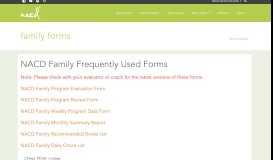 
							         Family Forms - NACD International | The National Association for ...								  
							    
