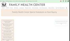 
							         Family Health Center – Your Family is Our Specialty								  
							    