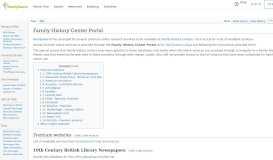 
							         Family History Center Portal Genealogy - FamilySearch Wiki								  
							    