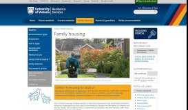 
							         Family housing - University of Victoria - UVic								  
							    