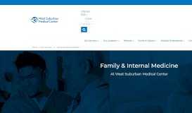 
							         Family & Internal Medicine - West Suburban Medical Center								  
							    