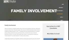 
							         Family Involvement - White River Academy								  
							    