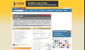 
							         Family Law : Queensland : Lawyers : Foolkit								  
							    