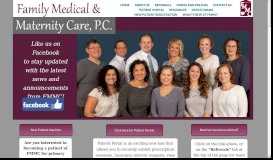 
							         Family Medical & Maternity Care								  
							    